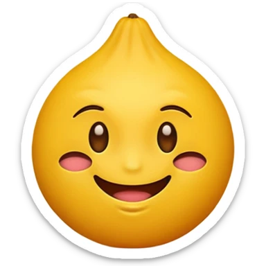 Un emoji mordiéndose el dedo sticker