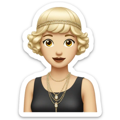 flapper sticker