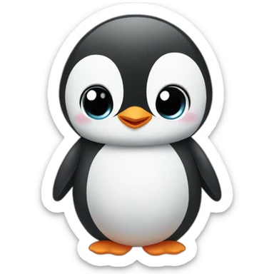 baby penguin sticker