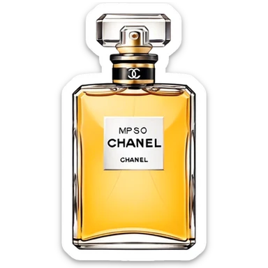 chanel perfume sticker