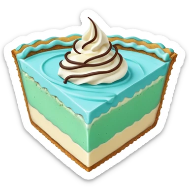 a slice of baja blast pie sticker