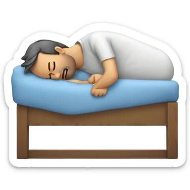 Dad sleeping and snoring  sticker