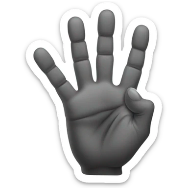 Three-finger triggered  sticker