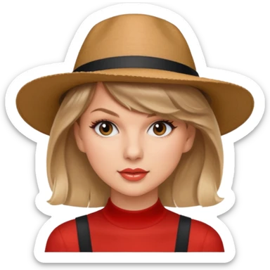 Taylor swift 22 hat sticker