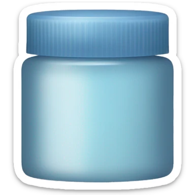 blue-grey bottle of scalp scrub sticker