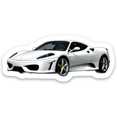 Ferrari F430 Scuderia red sticker
