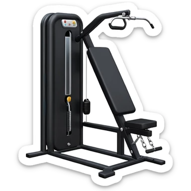 gym cable machine sticker