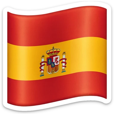 Spain flag sticker