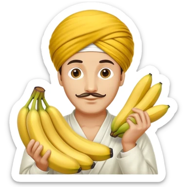 Bananas and nihang sticker