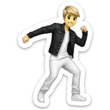 Justin Bieber dancing sticker