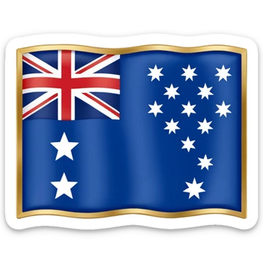 australian eureka flag sticker