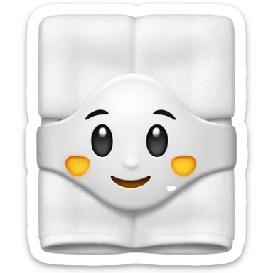 towel faceless sticker