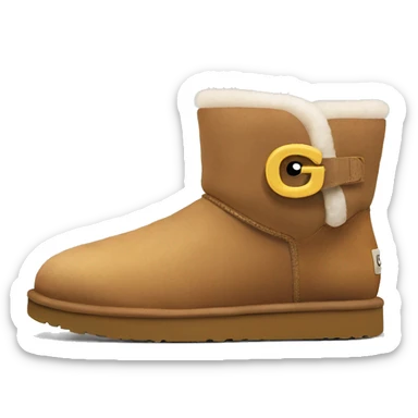 Platform Ugg shoes sticker