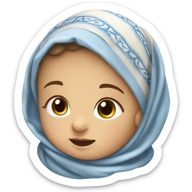 a newborn jewish baby sticker