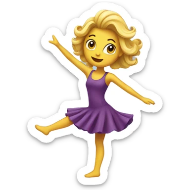 Twirling sticker