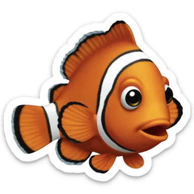Clownfish sticker