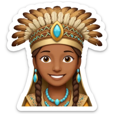 In nacho que sea un indio sticker