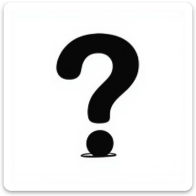 question mark icon hand drawn doodle style sticker