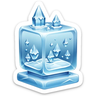ice sculpture sticker