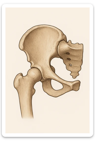 Anca su sfondo isolato sticker