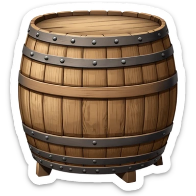 Aged Wine Barrels sticker