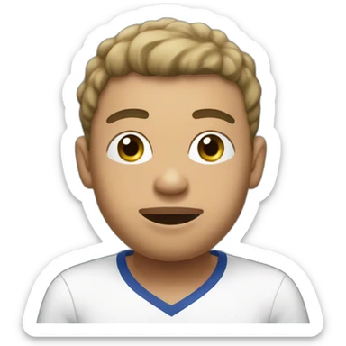 mbappé au toilette sticker