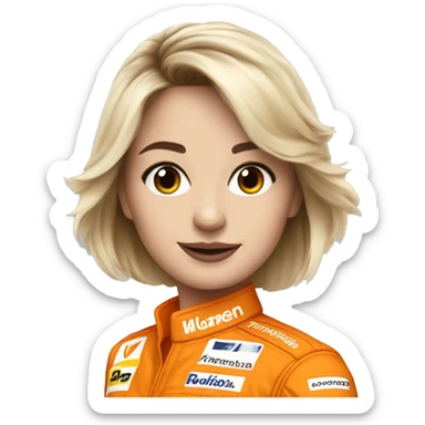 Fan-girl F1 McLaren  sticker