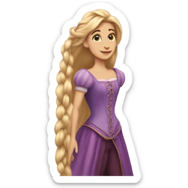 Rapunzel sticker