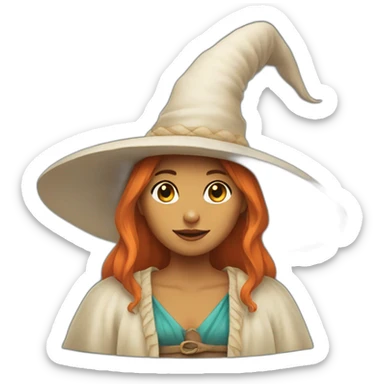 Conejo bruja sticker