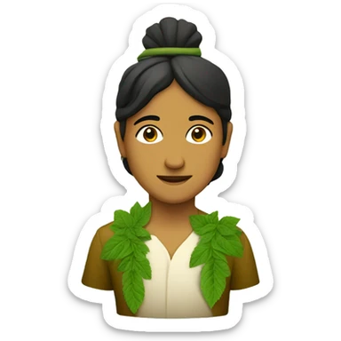 Indian tulsi sticker