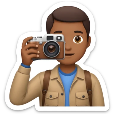 to take photos sticker