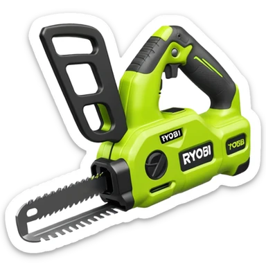 RYOBI ONE+ 18V Cordless Reciprocating saw battery emoji style sticker