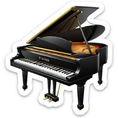 piano sticker