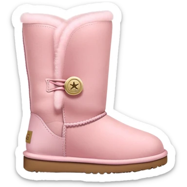 baby pink uggs sticker