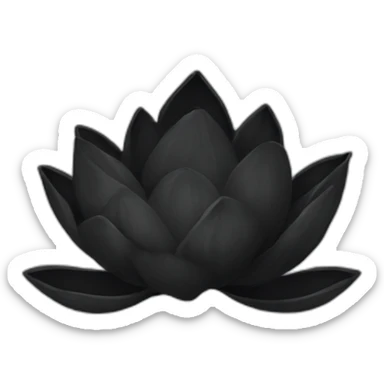 Black lotus sticker