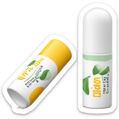 lip balm with label sticker