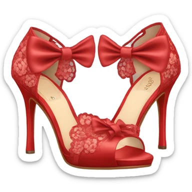 red valentino shoes sticker