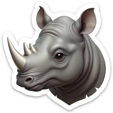 cinematic-noble-rhinoceros-portrait-emoji,-poised-and-regal,-with-a-massive,-powerful-build-and-a-thick,-deep-set-soulful-piercing-eyes,-simplified-yet-sharp-and-sophisticated-features,-highly-detailed, large eyes sticker