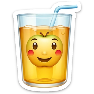 apple pack juice sticker