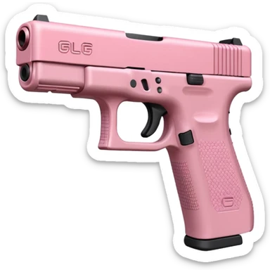 Light pink Glock  sticker