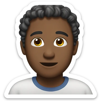 A friend group of five sticker