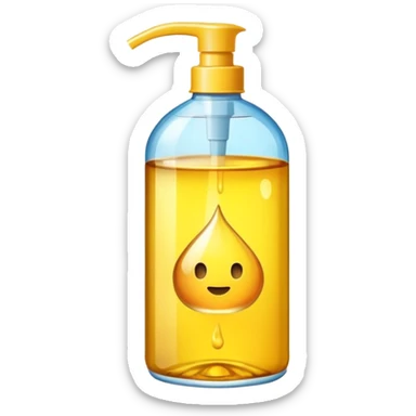 Cleaning oil for robots sticker