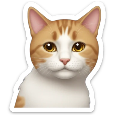 My loving boyfriend cat sticker