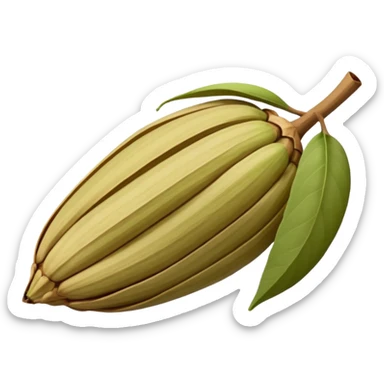 Cardamom original hyperrealistic  show no lines on it sticker