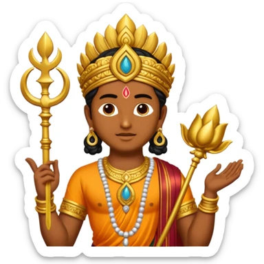 lord murugan vel sticker