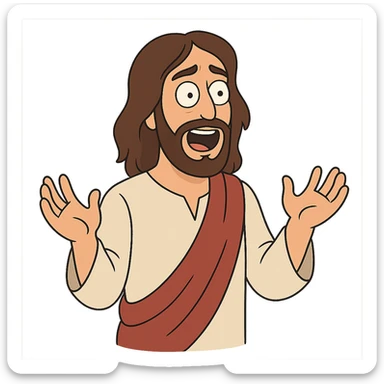 Jesus sticker