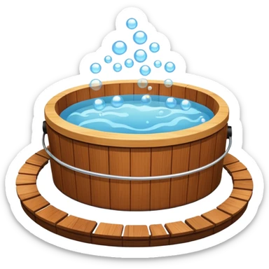 Hot tub sticker