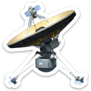 voyager satellite sticker