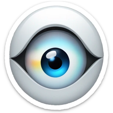 futurisic eye. incorporate a camera sticker