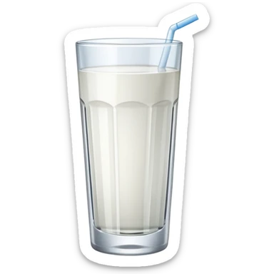 Full glass of raki, the drink is white, the glass is thin and tall, photo realistic sticker